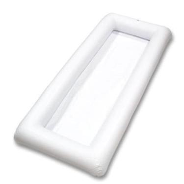 Imagem de Colchão de ar flutuante inflável para piscina, refrigerador para beber cerveja, mesa de bar, bandeja, colchão de ar inflável para praia (1 pedaço)