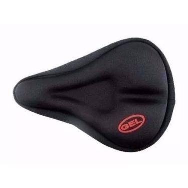 Imagem de Capa Banco Bike Gel Bicicleta Anatômica Spinning Bmx Selim