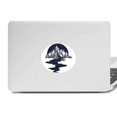 Imagem de Adesivo de notebook Iceberg Stream Stars Art Pattern Vinil Emblema Gráfico Laptop Decalque