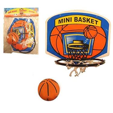 Imagem de KIT JOGO DE BASQUETE MINI BASKET COM TABELA CESTA E BOLA