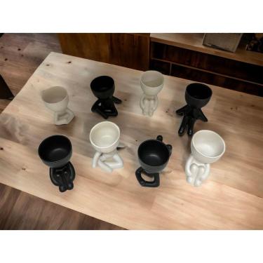 Imagem de Vasos Bob Robert Para Suculentas 8 Uni Decorativos Variado