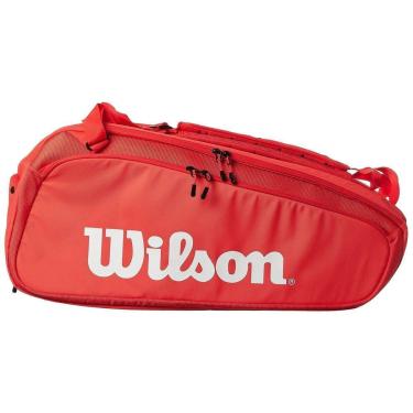 Imagem de Raqueteira Wilson Esp Team X6 Unissex - Cinza/Azul UN-Unissex