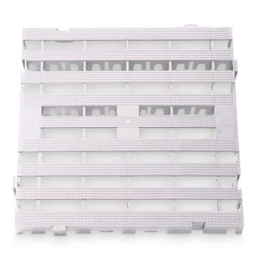 Imagem de Estrado Piso Pallet Plástico Resistente 50X50 Paletes Branco