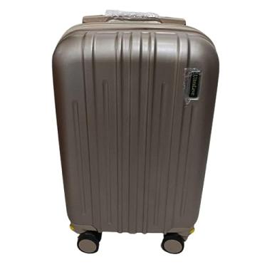 Imagem de Mala Bordo Expansiva Capacidade 10kg Para Viagem Lisboa Dourada