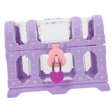 Imagem de DOITOOL Caixa Baú De Tesouro Baú De Tesouro Cubos De Armazenamento De Brinquedos Lembrancinhas De Festa Pirata Caixa De Tesouro De Brinquedo Baú De Tesouro Grande Baú De Tesouro Strass