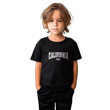 Imagem de Camiseta Over Manga Curta Infantil 100% Algodão Juvenil 2/4/6/8/10/12/14/16 Anos-Masculino