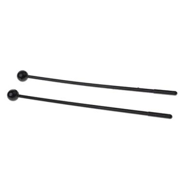 Imagem de 1 par de batedor de bastões de marreta de plástico para xilofone Bell Mbira Marimba