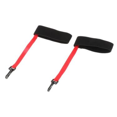 Imagem de Dynwave 2x luvas de esqui cinta esporte luva cinta adulto acessórios mitten algemas cintas para esqui montanhismo esportes, Vermelho