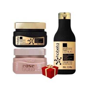 Imagem de Kit Hobety Cronograma Loiras SOS + Máscara Rose Gold 300g