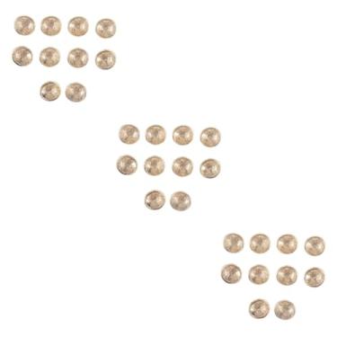 Imagem de VALICLUD 30 Peças Botão Abotoaduras Simples Botões Jeans Abotoaduras De Ouro Botões De Roupas Retrô Botões De Punho Roupa Masculina Botões De Ternos Da Moda Botões De Calças Cara Metal Liga
