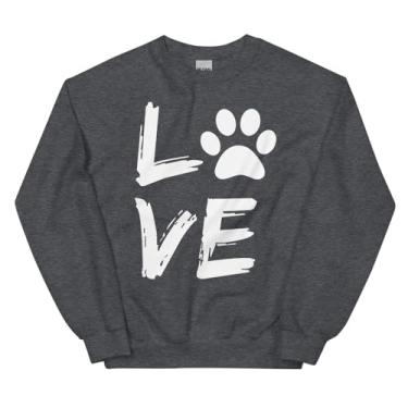 Imagem de Camiseta divertida para amantes de cães com definição de pata e mamães, presentes engraçados para pais 2, Cinza escuro, XXG