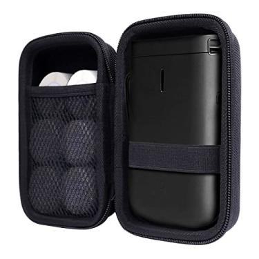 Imagem de khanka Estojo de armazenamento rígido de substituição para impressora NiiMbot D11 portátil sem fio para impressora/máquina de fazer etiquetas, somente capa, Preto, D11, D11