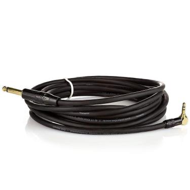 Imagem de Cabo Profissional P10 Mono Para P2 90 Graus Estereo - 2 Metros
