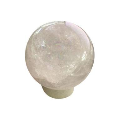 Imagem de Esfera Quartzo Cristal Rutilada Pedra Natural Lapidada 2,9Kg - Varejo