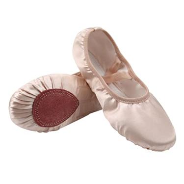 Imagem de CALLARON sapatilhas sapatilha de ponta elástica tênis+chinelos chinelos infantis sandálias deslizantes sapatilha de balé sola sapatilha de balé de fita sapatos de ioga sapatos de dança
