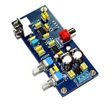 Imagem de YJ0030 Placa pré-amplificador de graves com controle de volume de passagem baixa para subwoofer NE5532