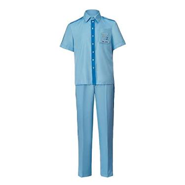 Imagem de Life Aquatic with Steve Zissou Costume Men's Short Sleeve Work Uniform Outsuit-S
