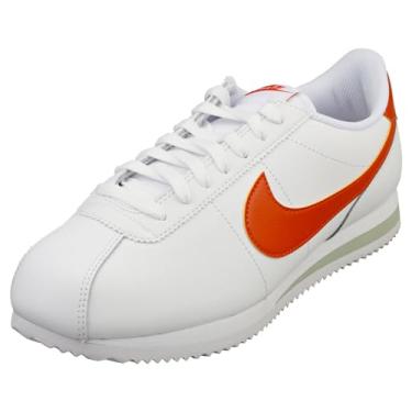 Imagem de Nike Cortez masculino, Branco Jade Horizon Laranja Fire Pit, 39
