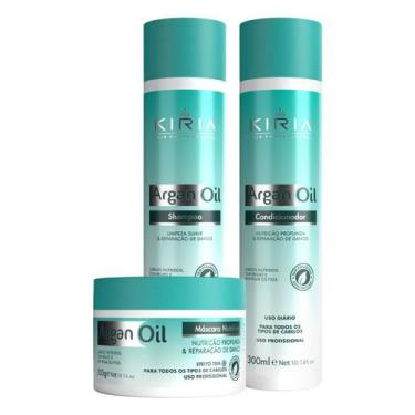 Imagem de Kit Shampoo, Condicionador E Máscara Argan Oil Kiria  - Kìria