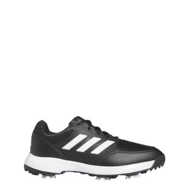 Imagem de adidas Tênis de golfe feminino Tech Response 3.0, Core Black/Calçado Branco/Prata Metálico, 34