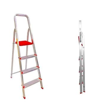 Imagem de Escada BTF Doméstica 4 Degraus em Alumínio ESC0063