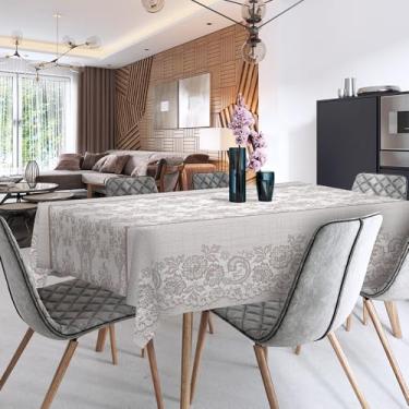 Imagem de Toalha de mesa 6 Lugares Térmica PVC 2,20M x 1,40M Estampada (Modelo 08)