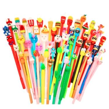 Imagem de Kit 12 Canetas Personagens Material Escolar Divertida Menina