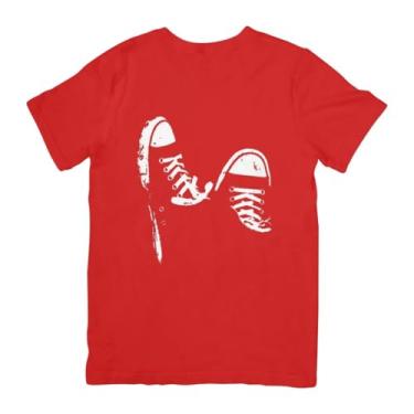 Imagem de Camiseta Masculina Tênis Star Clássico (BR, Alfa, G, Regular, Vermelho)