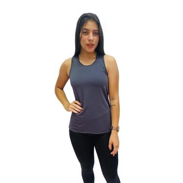 Imagem de Regata feminina fitness blusa tapa bumbum camiseta conforto-Feminino