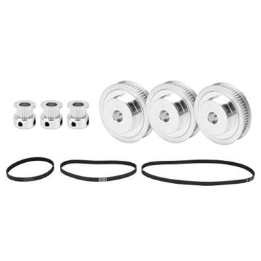 Imagem de Roda Síncrona de 20 Dentes / 60 Dentes Com Furo de 8 Mm 2GT200/280/400/mm Correia Dentada - Polia Dentada GT2 para Peças de Impressão 3D, Fresamento Mac S e Muito Mais