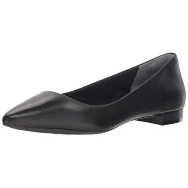 Imagem de Rockport Sapatilha feminina Adelyn Ballet, Panturrilha preta queimada, 6 Wide