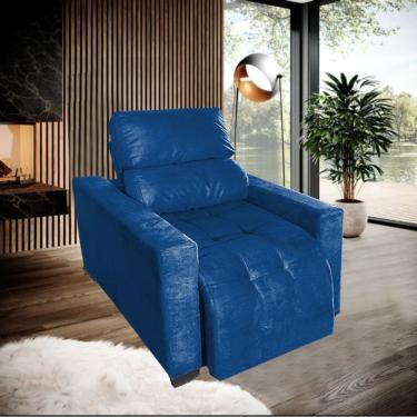 Imagem de Poltrona Reclinável Sala Quarto Amamentação Madri Marinho