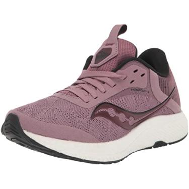 Imagem de Saucony Tênis de corrida unissex adulto Freedom 5, Neblina/preto, 34