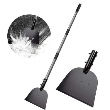 Imagem de Pá Plana, pá de Neve Com Cabo Ajustável, Picador de Gelo para Neve, Ferramenta de Remoção de Ervas Daninhas, Raspador de Limpeza Externa para Gramado, Entrada de Automóveis, Jardim
