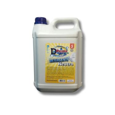 Imagem de Detergente Líquido 5 Litros (Neutro) 1 Un. P/ Limpeza Doméstica Lava L