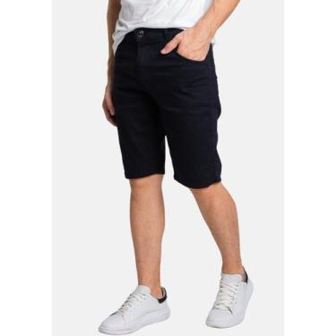 Imagem de Bermuda Jeans Preta Básica Masculina - Boen Jeans, 42, Preto, Masculin