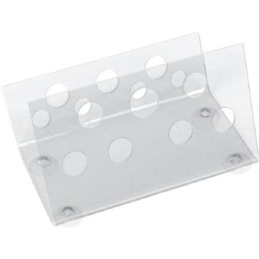 Imagem de Suporte Acrílico Transparente 3mm Para Tesouras Modelo Horizontal - Sa