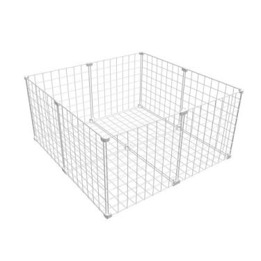 Imagem de Cercado Aramado Porquinho da Índia Coelho Cachorro 80x80x40 Cm com Tet