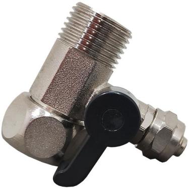 Imagem de Válvula de Fechamento de Metal 1/2" x 1/2" Para Tubo de 3/8" - Planeta