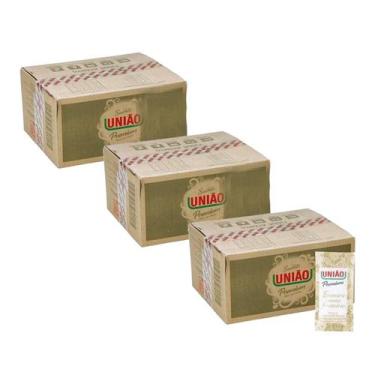 Imagem de Açúcar Refinado Granulado Em Sachês União Caixa Kit 3 - Geral