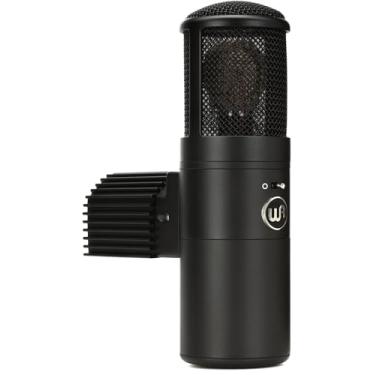 Imagem de Warm Audio WA-8000 Microfone condensador de tubo de diafragma grande, preto com capa dura