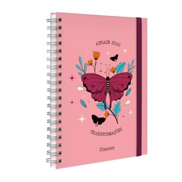 Imagem de Agenda Planner Permanente Butterfly Rosa Marsala