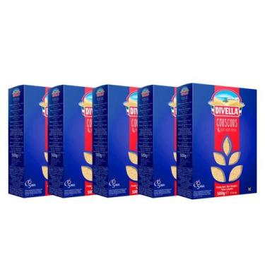 Imagem de Pack c/ 5 Couscous italiano Divella 500g