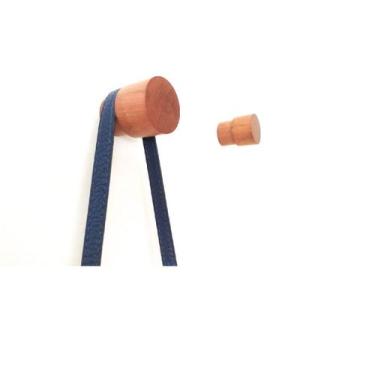 Imagem de Cabide De Parede em Madeira Nobre com 01 unidade - Cavazza Marcenaria