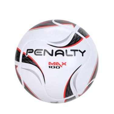 Imagem de Bola de Futsal Penalty Max 100 Termotec XXII, Branco, Vermelho, Preto,