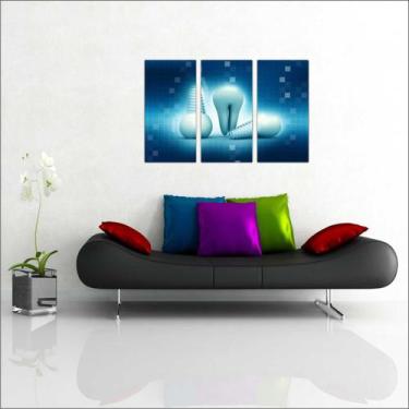 Imagem de Quadro Decorativo Dentista Consultórios Profissão Salas Decorações 3 p