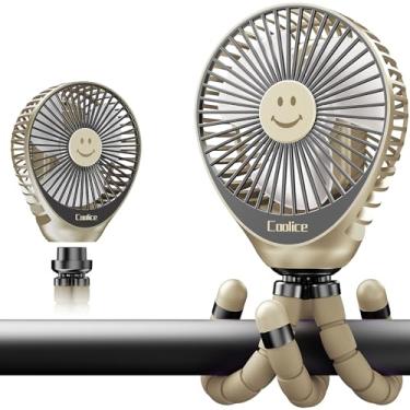 Imagem de Ventilador de carrinho de bebê com clipe para bebê, ventilador removível de 30 horas para carrinho de bebê e assento de carro, ventilador de carrinho de bebê de 3 velocidades, ventilador portátil
