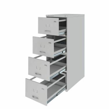 Imagem de Arquivo de Aço 04 Gav  (70cm)  CHAPA  22  TRILHO TELESC  1,330,470,70m