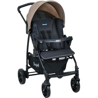 Imagem de Carrinho de Bebe Berço para Passeio Burigotto Ecco CZ Bege