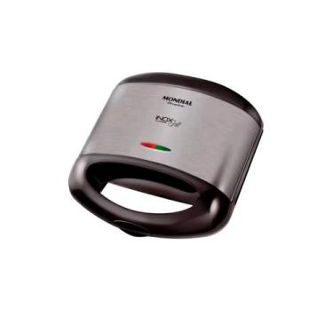 Imagem de Grill e Sanduicheira S-07 Premium Inox 127 Volts Mondial